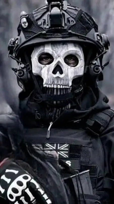 ai character: ghost  background