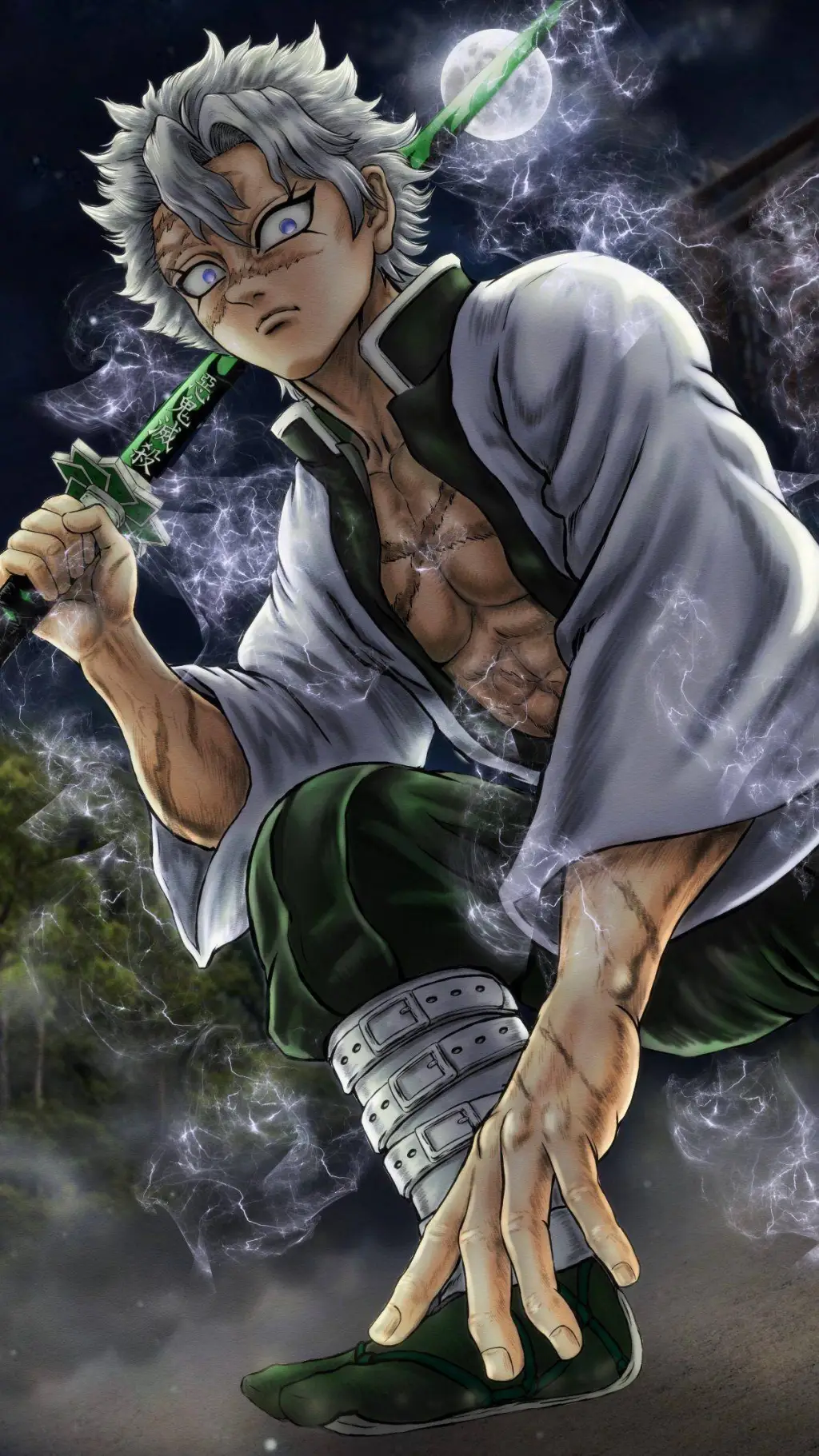 ai character: kny break  background