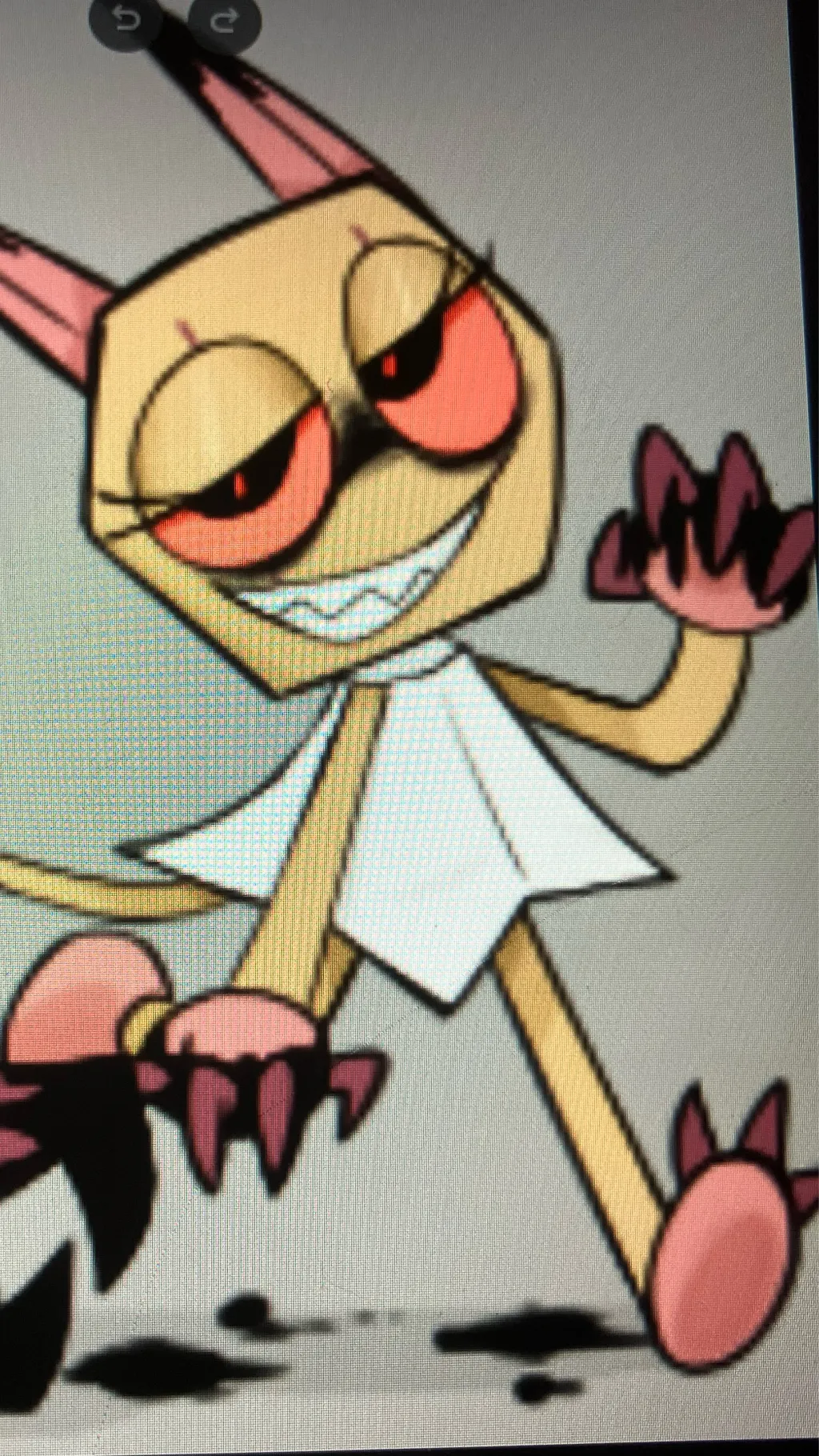 ai character: Twisted scraps💅 background
