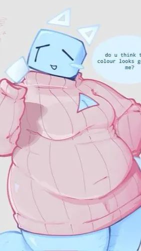 ai character: cube background
