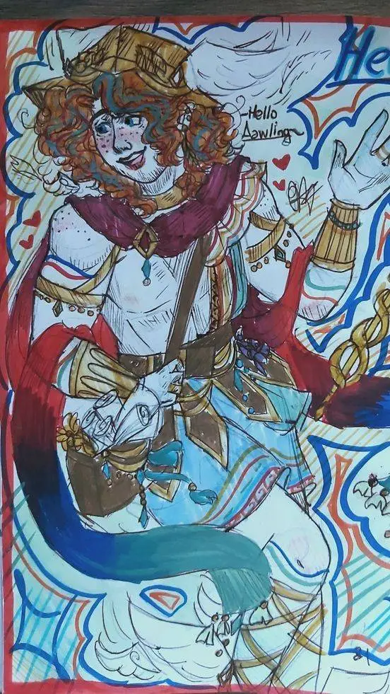ai character: ModernETM!Hermes background