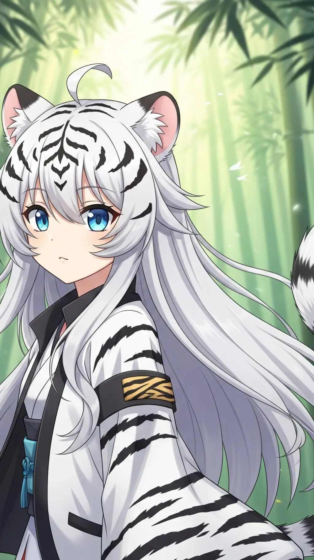 ai character: Bianca Tawny background