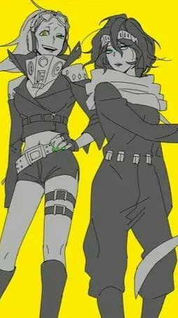 ai character: Girl erasermic background