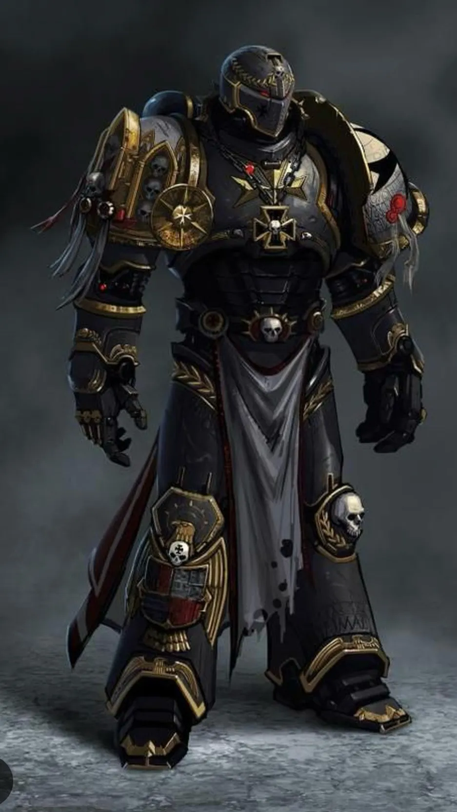 ai character: Space marine squad background