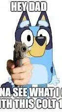 ai character: bluey (aka me) background