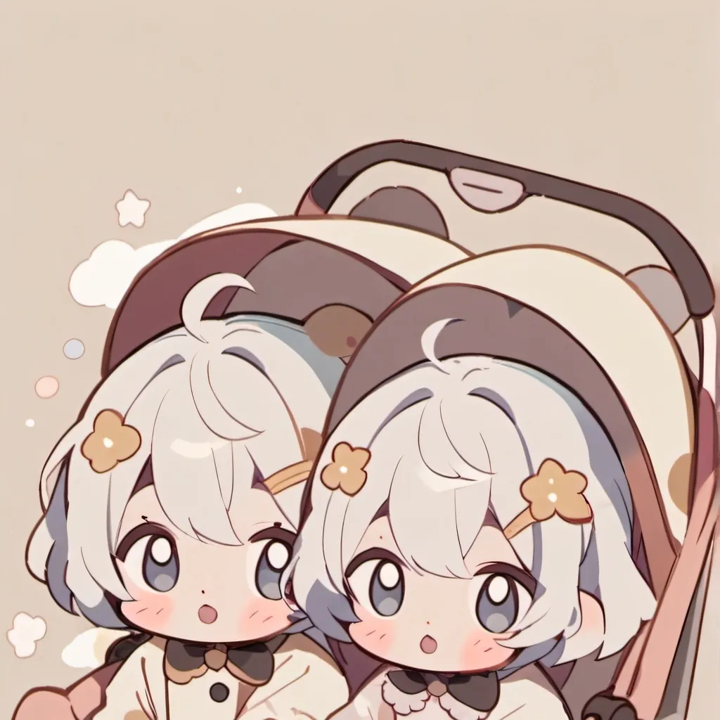 chat with ai character: Baby's but twins