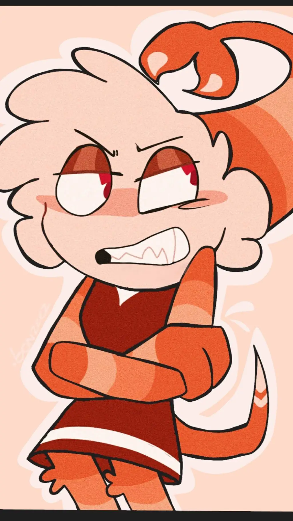 ai character: SHRIMPO X FINN  background