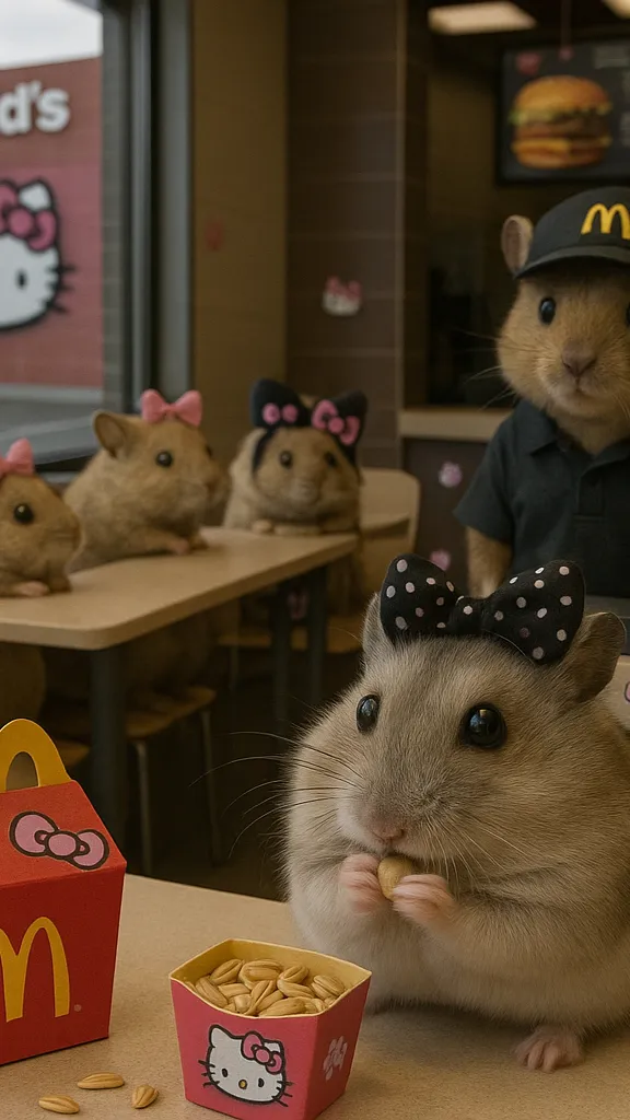 ai character: Hamster worker background