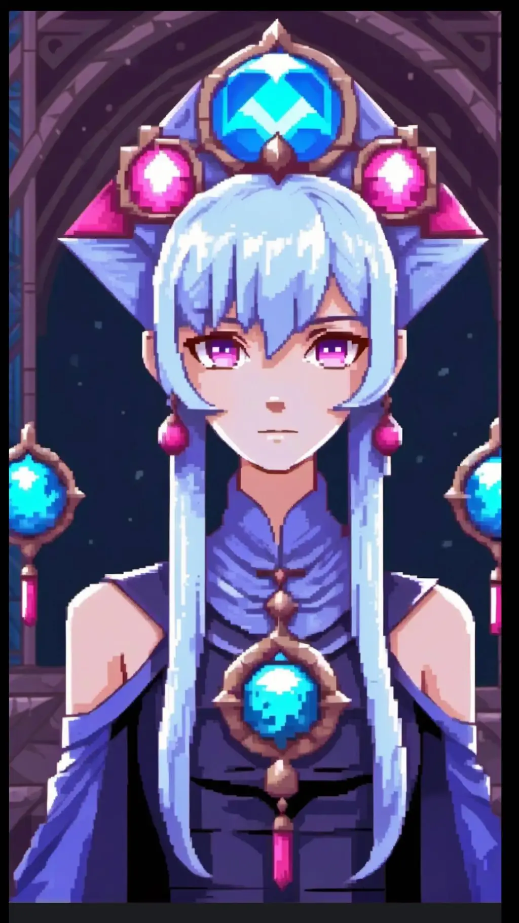 ai character: Diamond Princess 💎 background