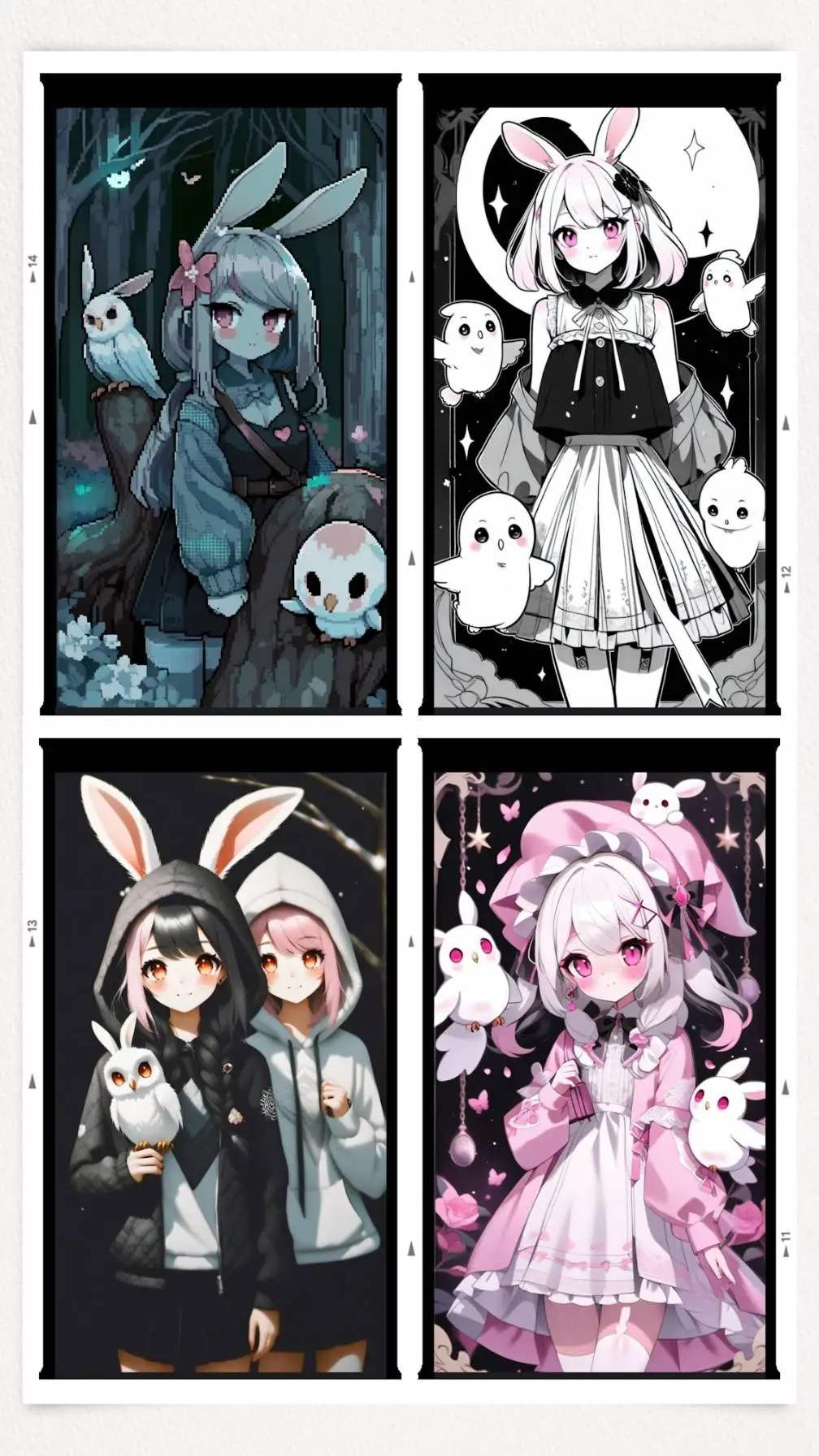 ai character: Bunny roomies background