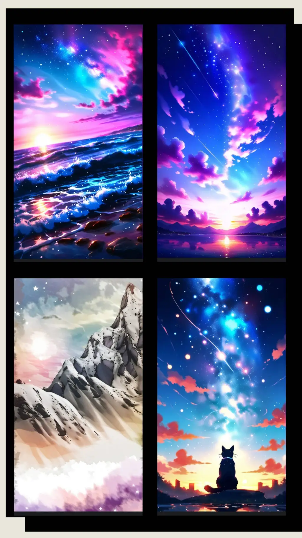 ai character: Galaxy Cat Dream background