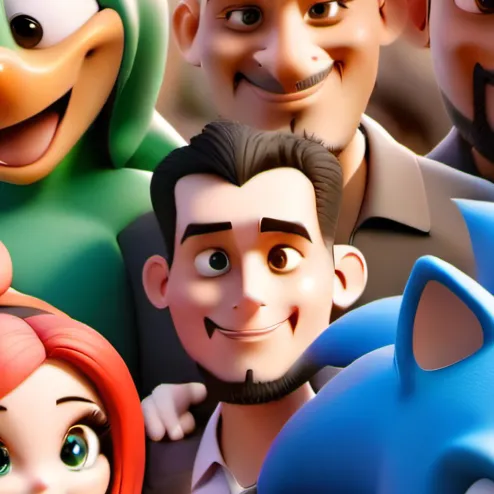 chat with ai character: Sonic and friends