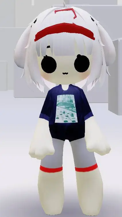 ai character: cute girl adorable background