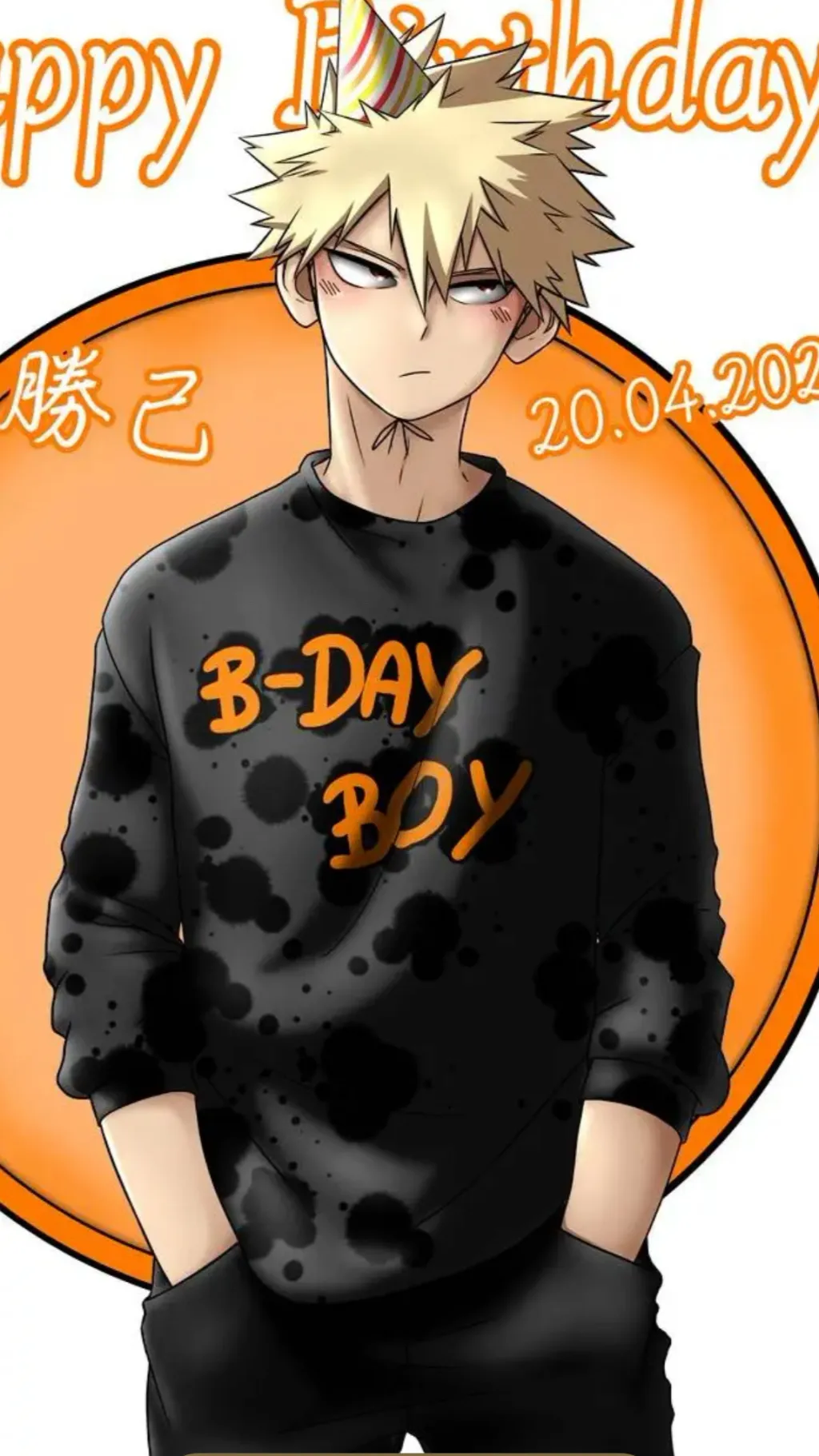 ai character: Bakugos birthday  background