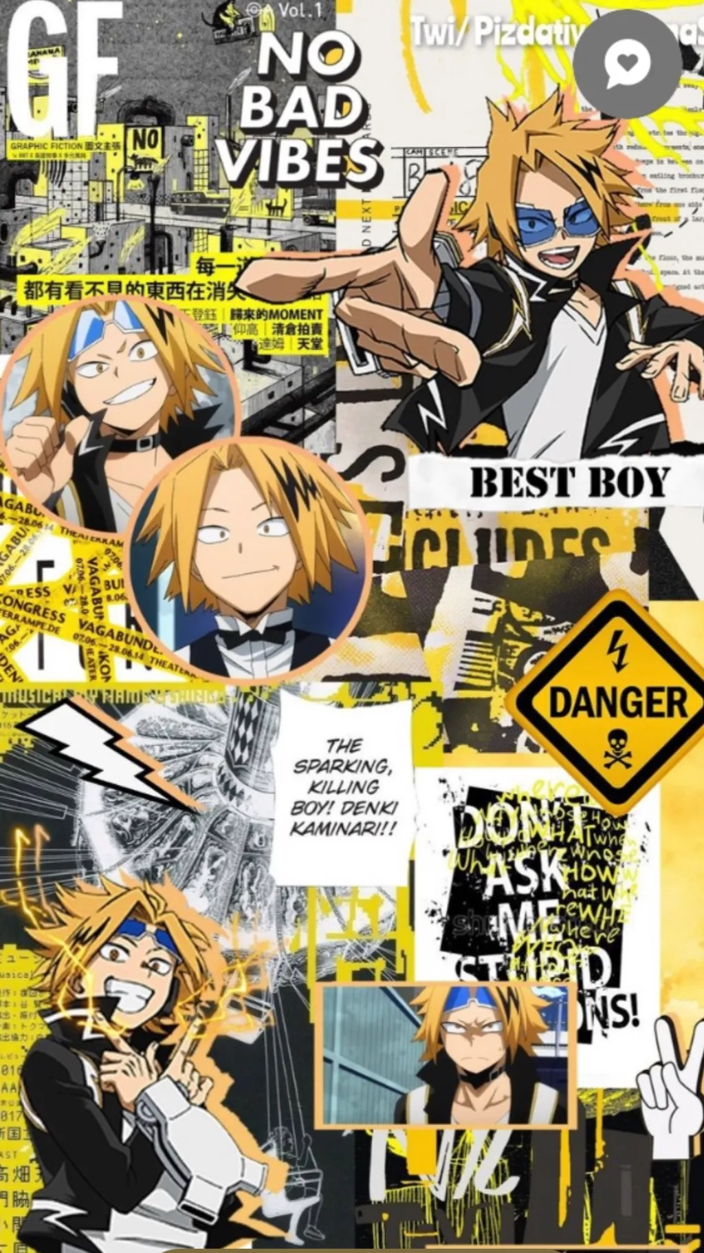 ai character: Denki background