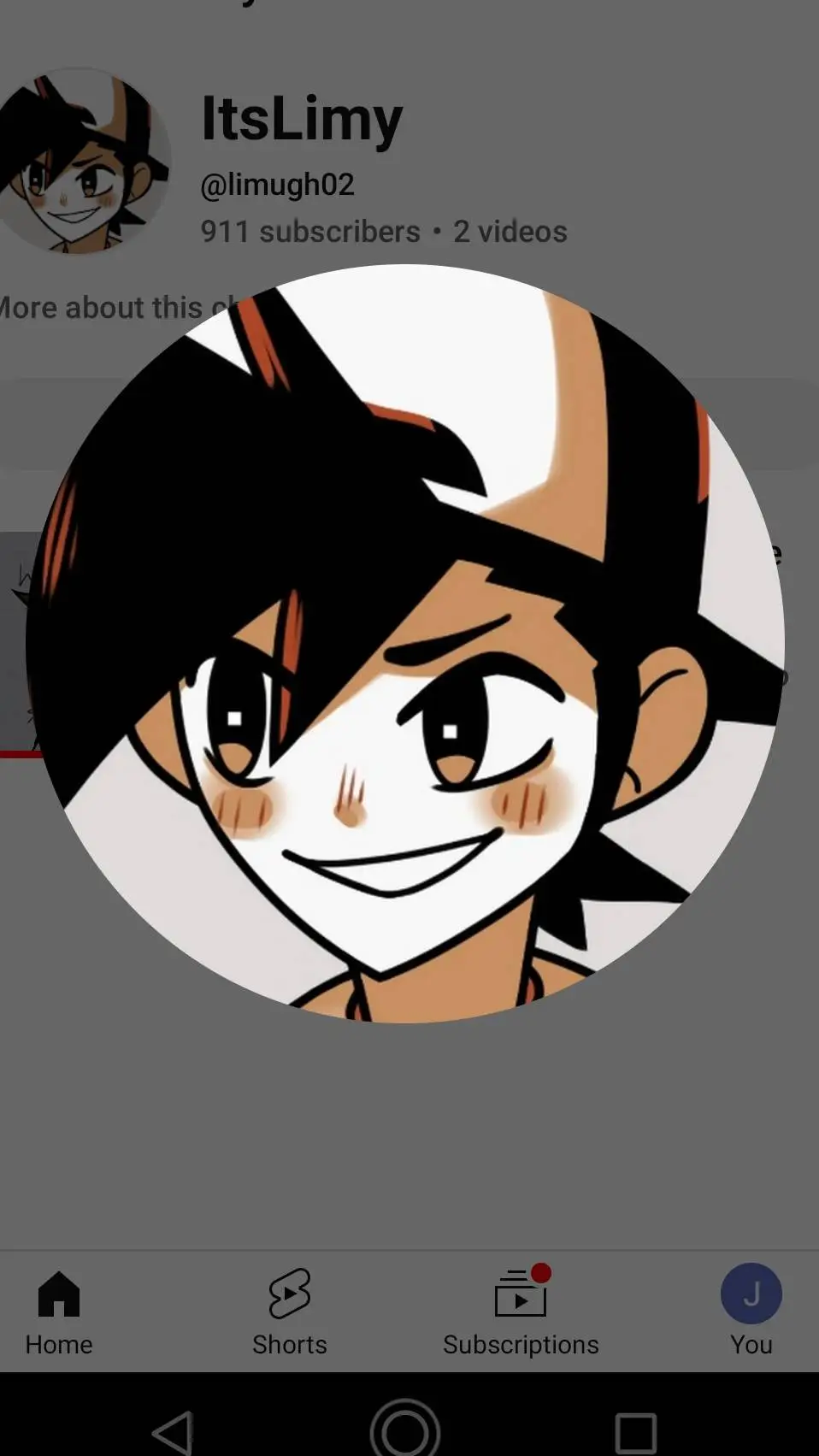 ai character: ItsLimy background