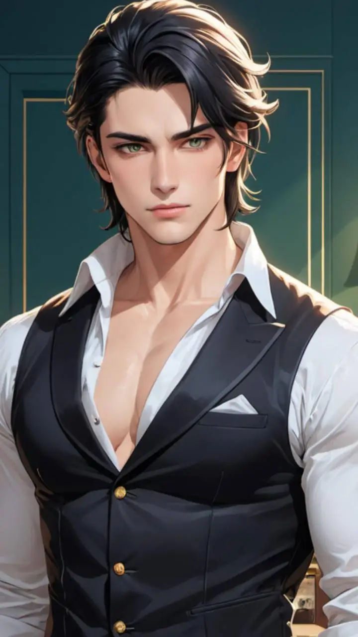 ai character: UIred background