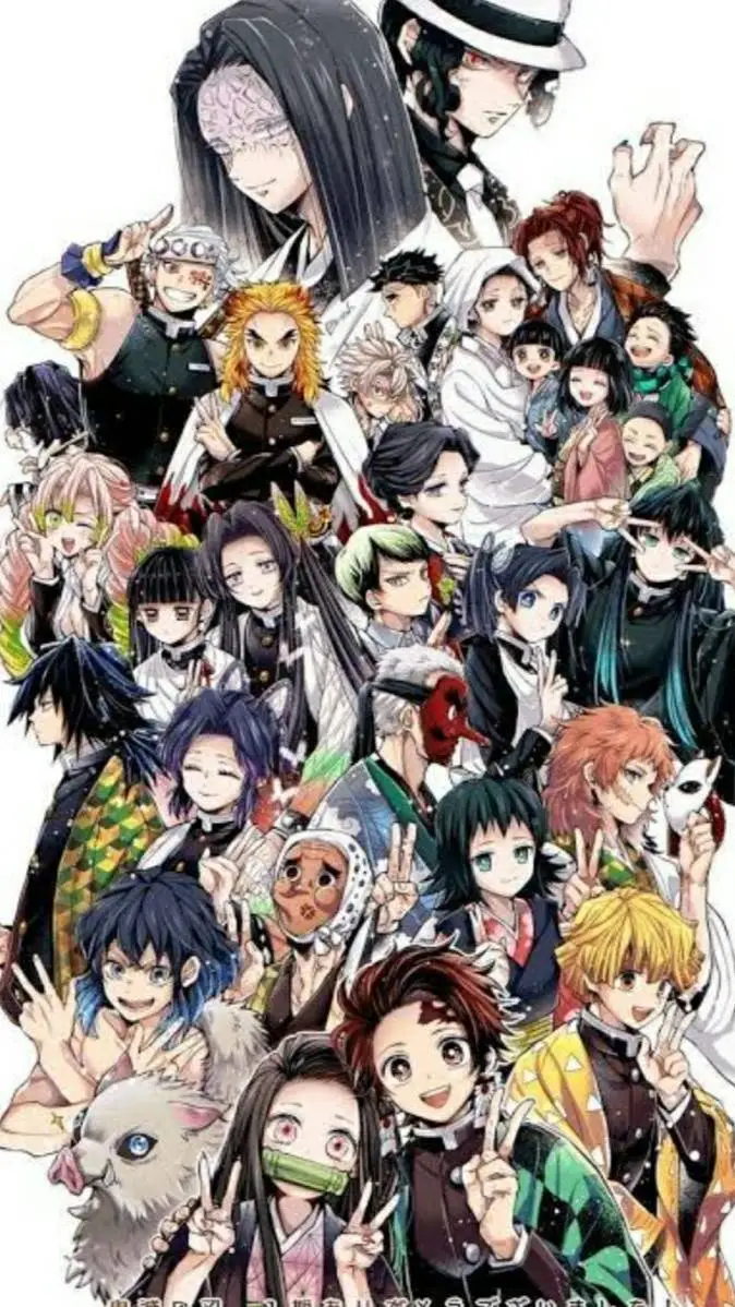 ai character: demon slayer  background