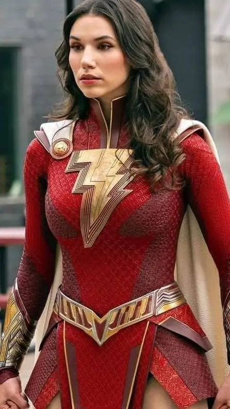 ai character: Mary Marvel background