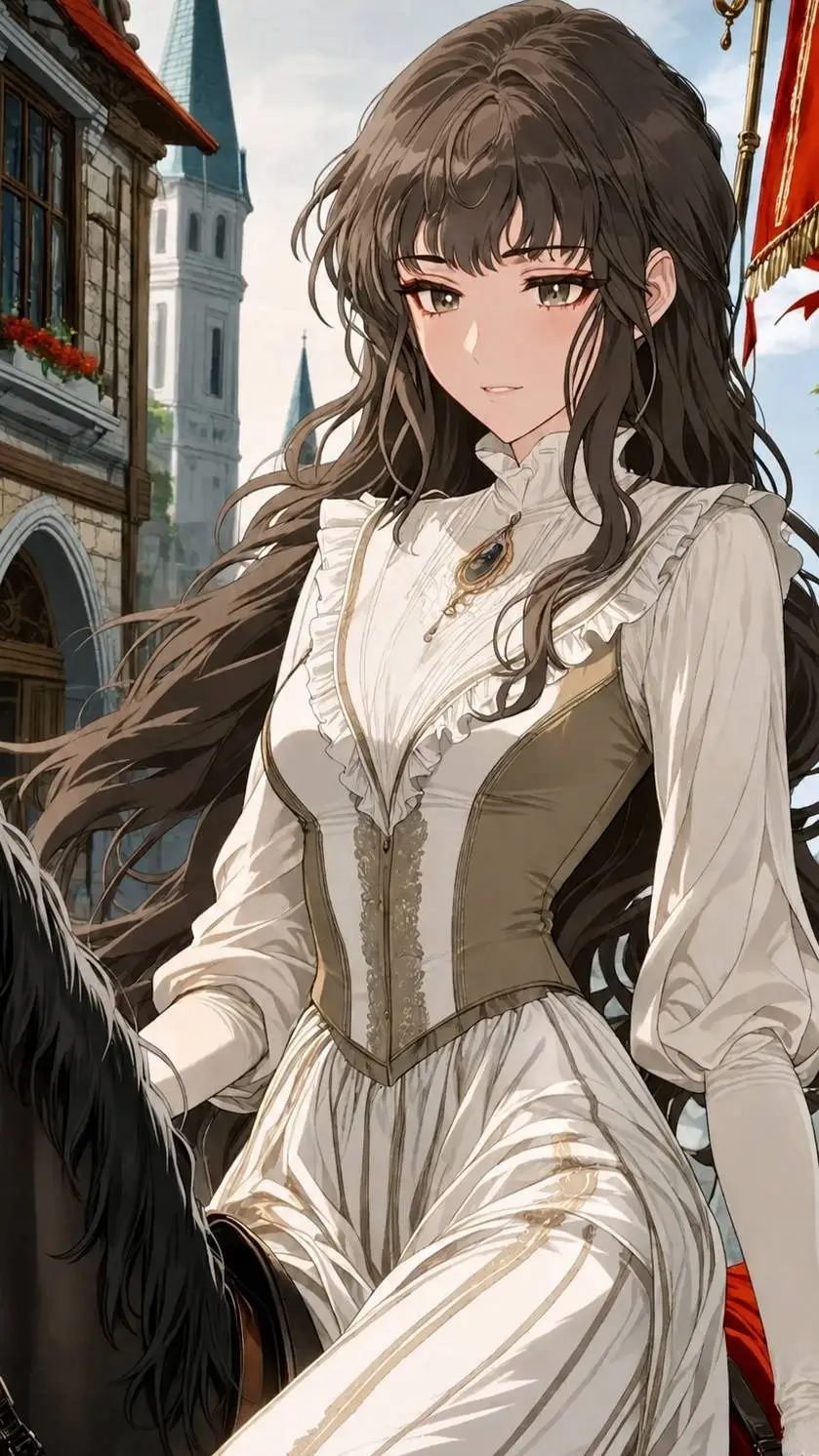 ai character: Andrea  background