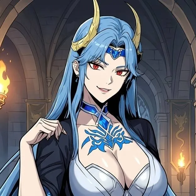chat with ai character: Reina dragona 
