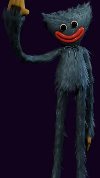 ai character: Huggy wuggy background