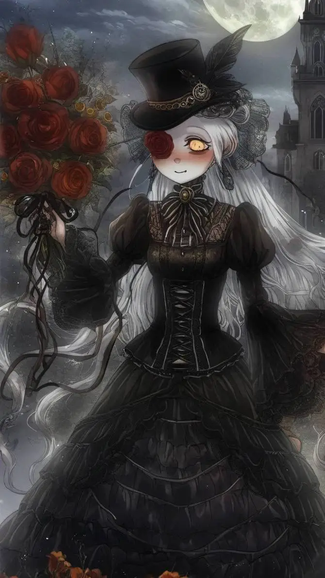 ai character: ★Luna★ background