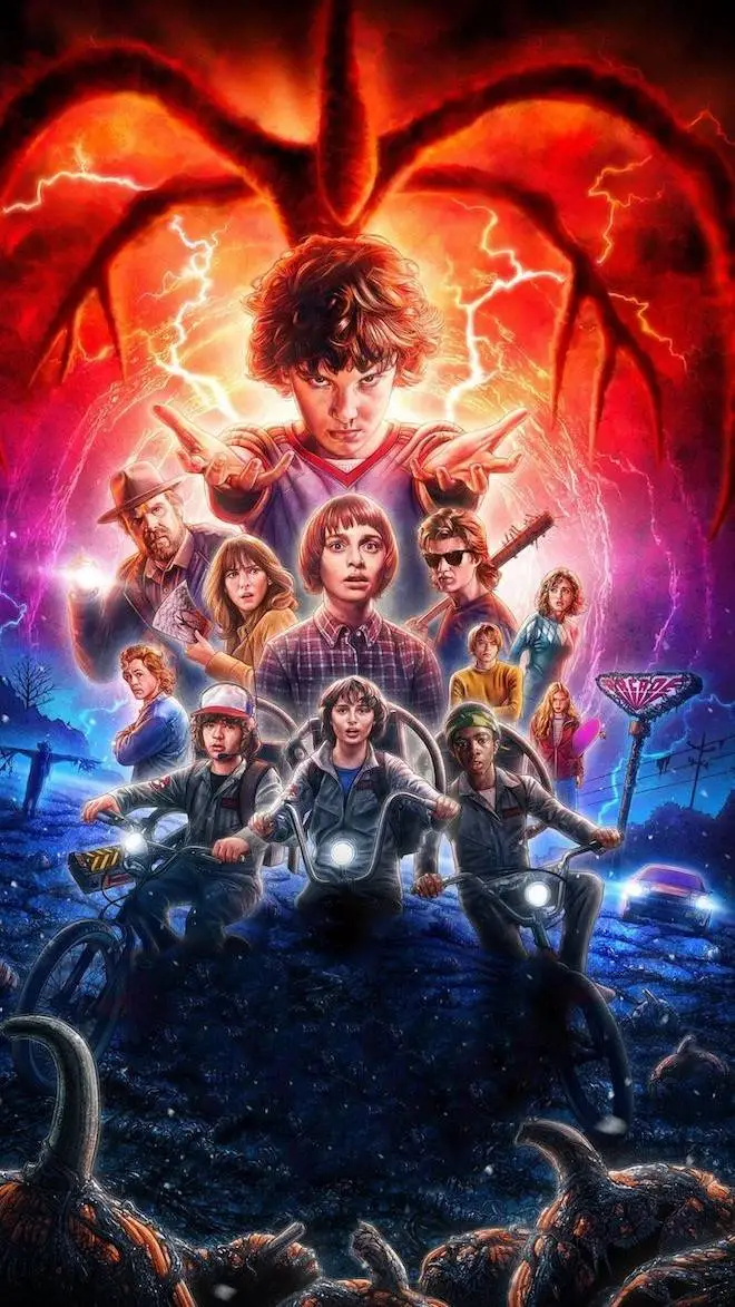 ai character: stranger things background