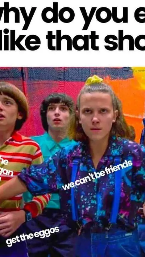 ai character: stranger things background