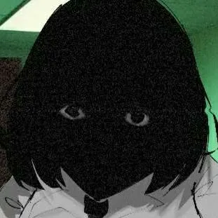 chat with ai character: black figure