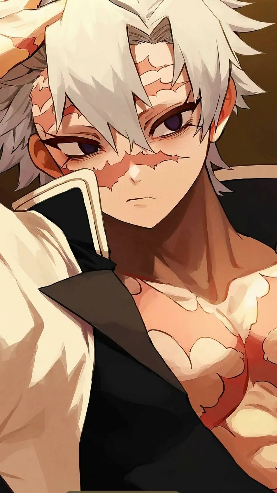 ai character: Sanemi x Y/N background