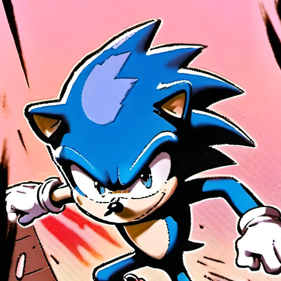 chat with ai character: sonic comic.creat
