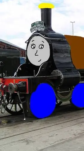 ai character: Sally the engine background