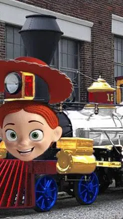 ai character: Jessie trainsona  background