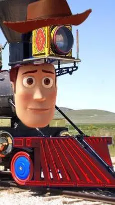 ai character: sheriff Woody  background