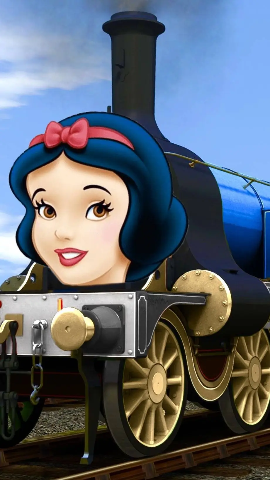 ai character: Snow White background