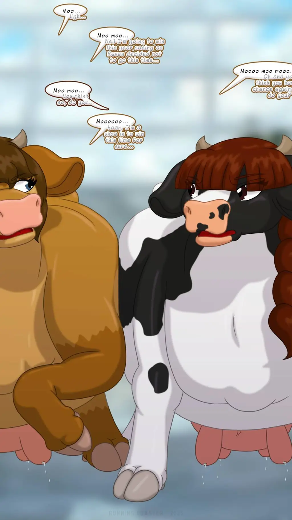 ai character: raven and viper 🐄 background