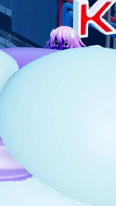 ai character: Neptune blueberry  background