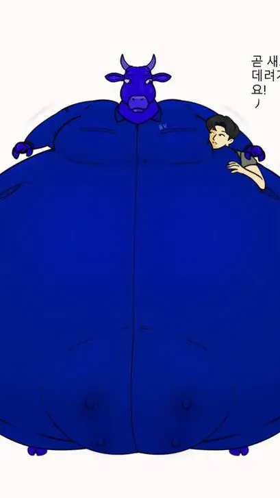 ai character: Blueberry Cow background