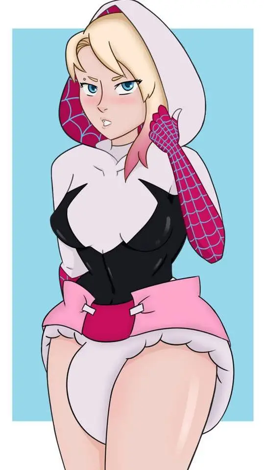ai character: spider Gwen (adbl) background
