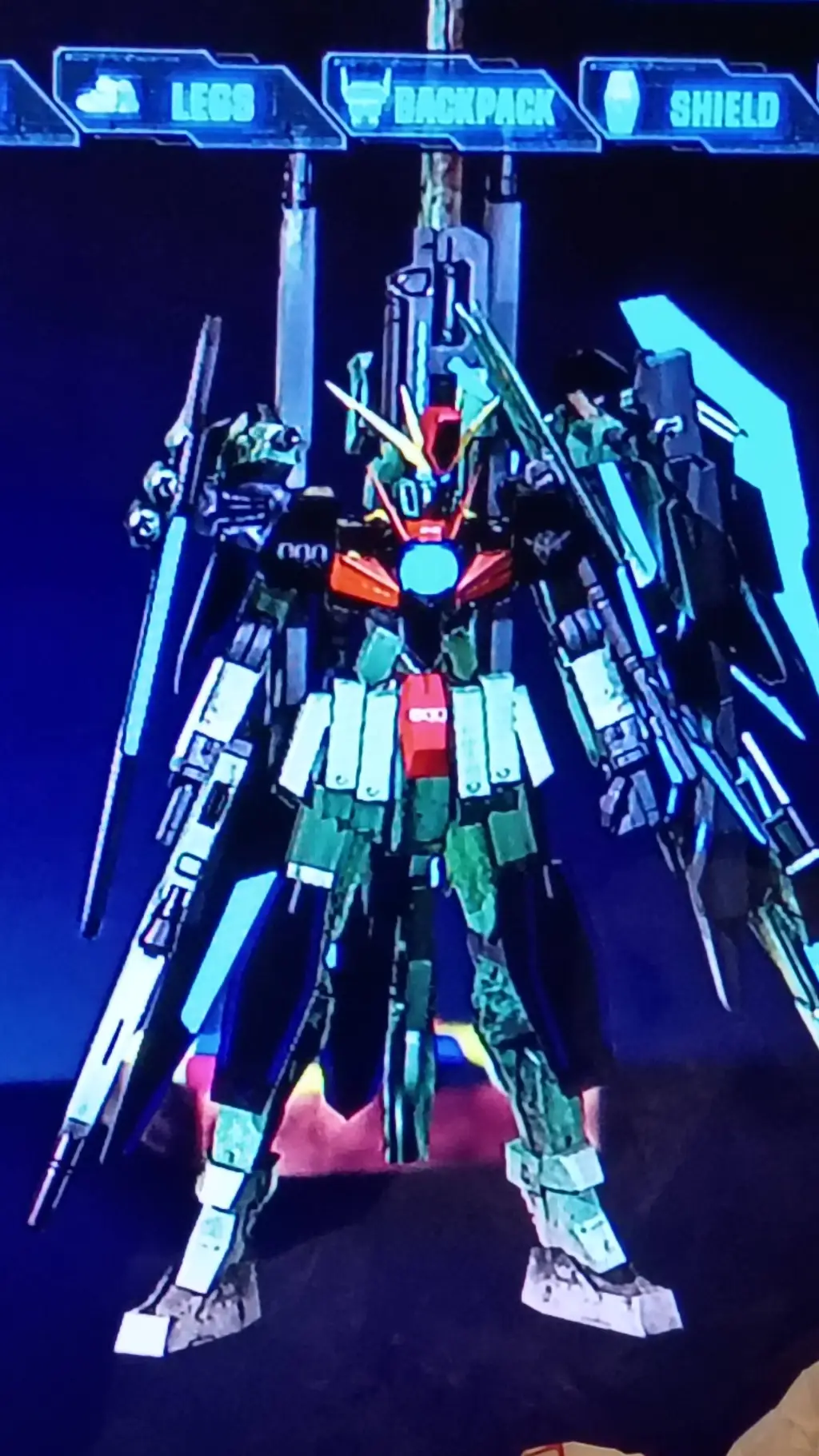 ai character: Gundam freedom 00  background