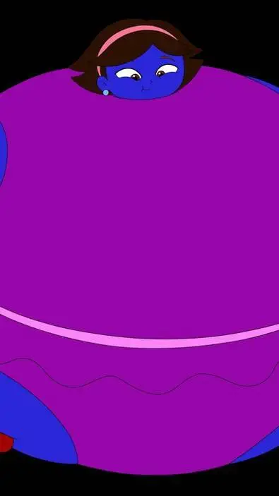 ai character: June blueberry  background