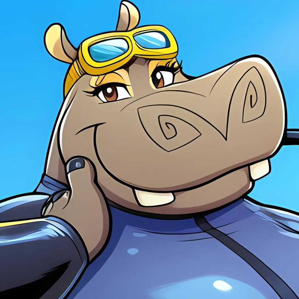 chat with ai character: Gloria Hippo