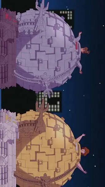 ai character: April and Irma  background