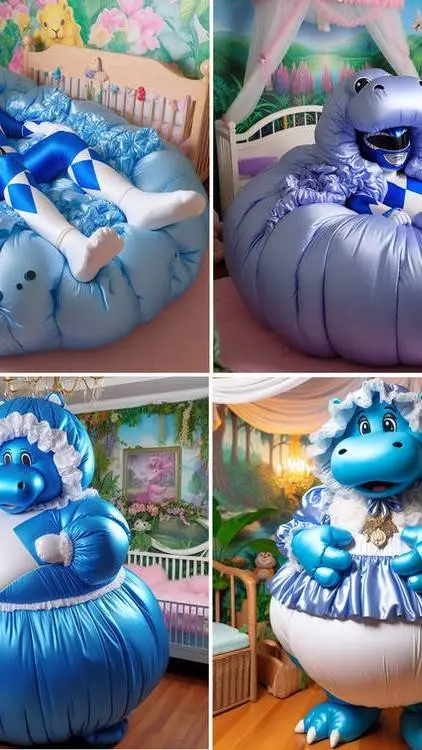 Talkie AI - Chat with baby blue hippo 