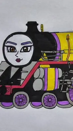 ai character: Rumi kpop 👿👹🚂 background