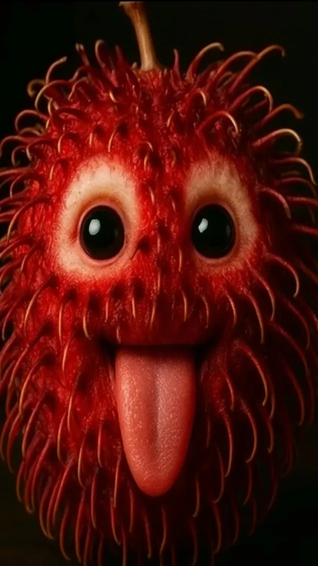 ai character: Freaky fruit! background