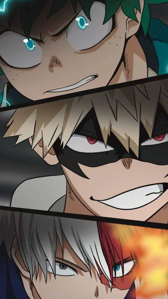 ai character: shoto deku bakugo background