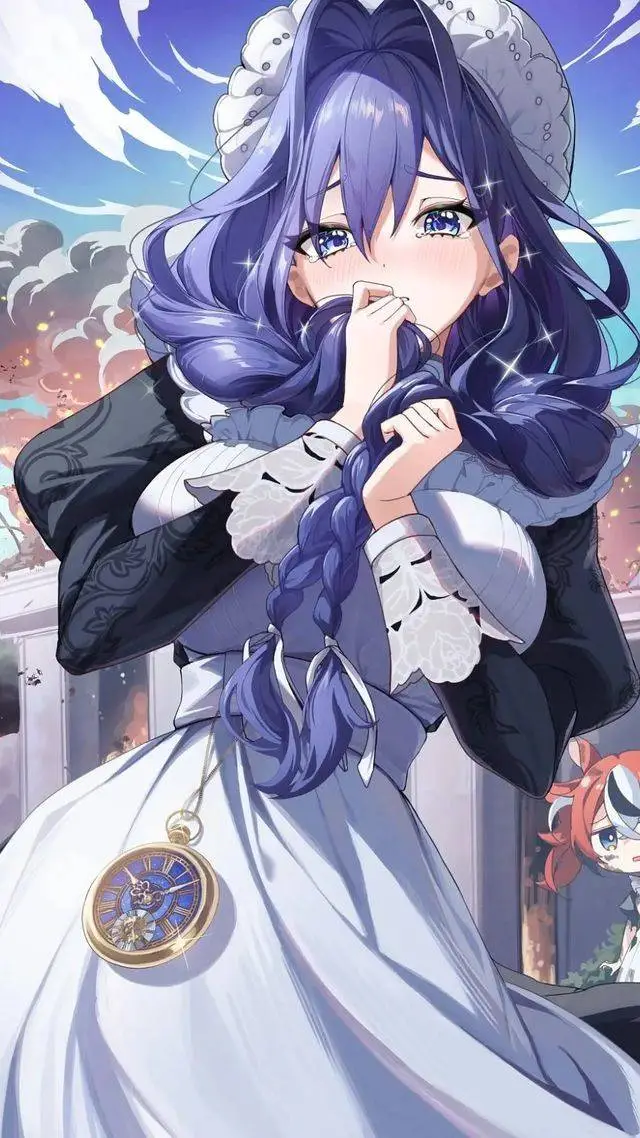 ai character: Ouro Kronii background