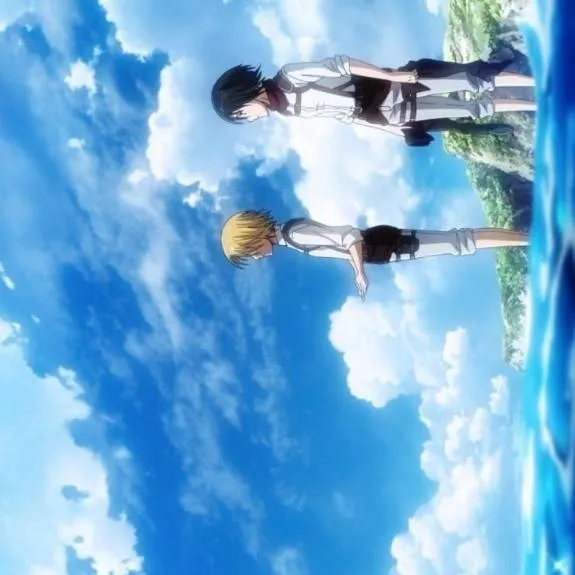 chat with ai character: AOT beach